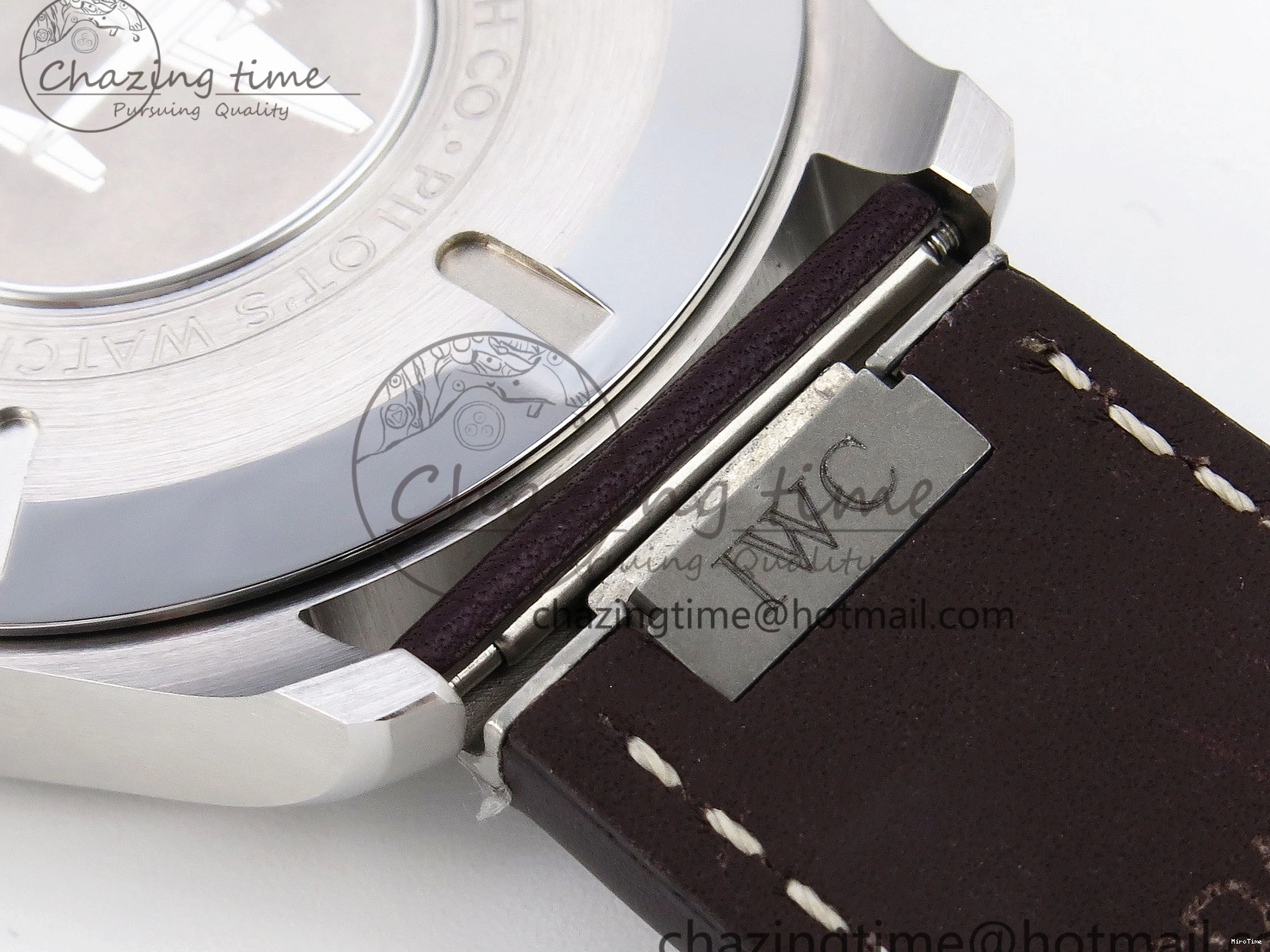 MIROTIME 0514 Pilot Mark XX IW328205 ZF 1:1 Best Edition Green Dial on Brown Leather Strap A UrbanStyle 7029